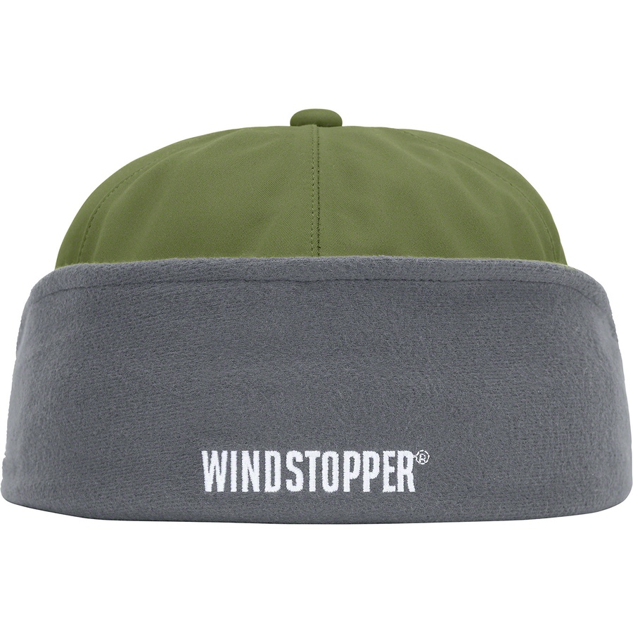 Details on WINDSTOPPER Earflap Box Logo New Era Dark Olive from fall winter
                                                    2020 (Price is $58)