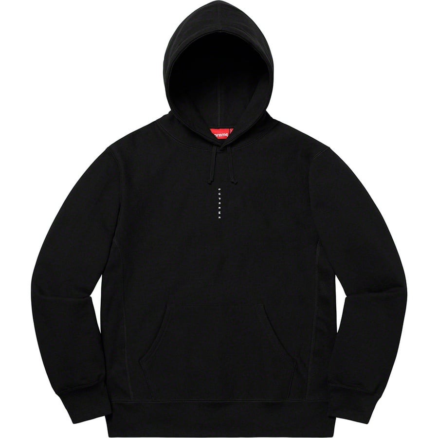 Details on Micro Logo Hooded Sweatshirt Black from fall winter
                                                    2020 (Price is $158)