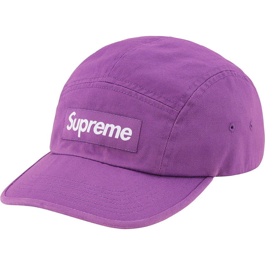 Details on Washed Chino Twill Camp Cap Light Purple from spring summer 2021 (Price is $48)