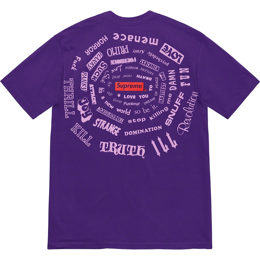 Details on Spiral Tee Purple from spring summer
                                                    2021 (Price is $38)