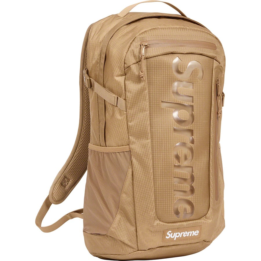 Details on Backpack Tan from spring summer
                                                    2021 (Price is $148)