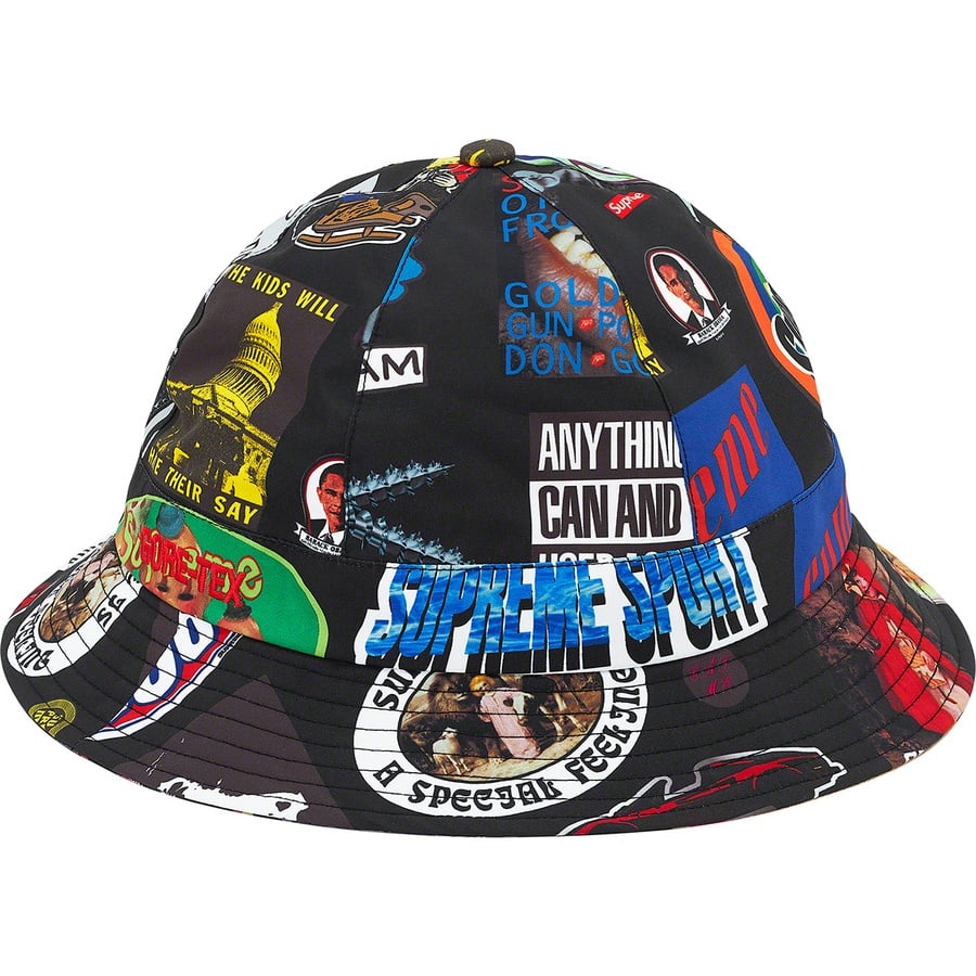 Details on GORE-TEX Bell Hat Black Stickers from spring summer
                                                    2021 (Price is $60)