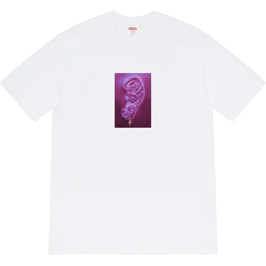 Details on Ear Tee White from spring summer
                                                    2021 (Price is $38)
