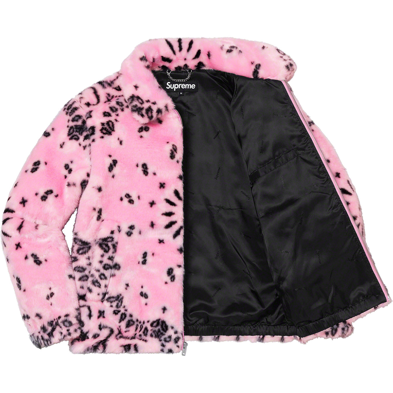 Bandana Faux Fur Bomber Jacket - spring summer 2021 - Supreme