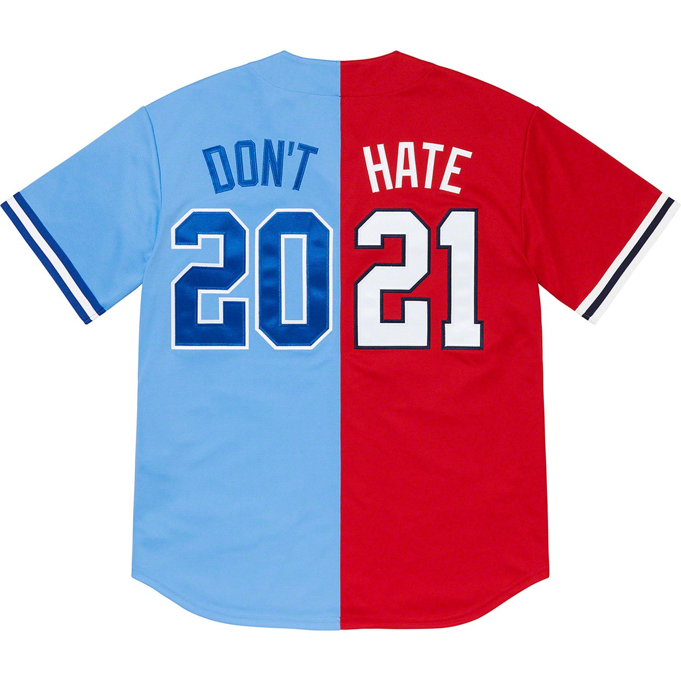 supreme / Don't Hate Baseball Jersey L