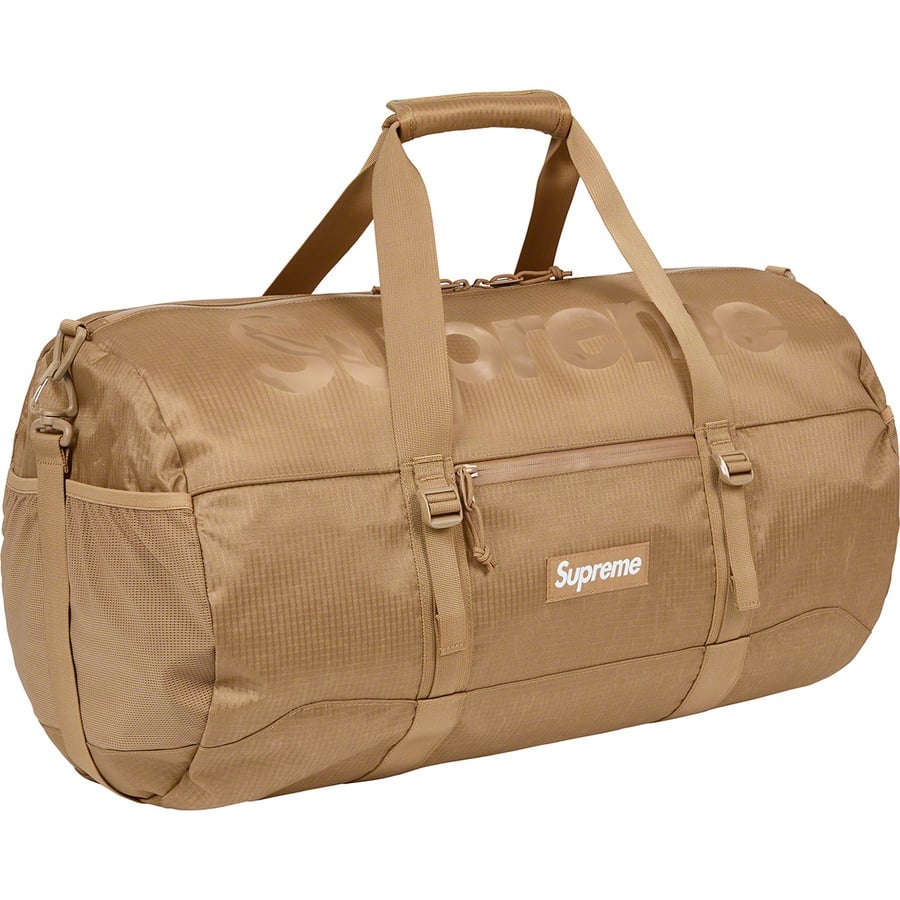 Details on Duffle Bag Tan from spring summer
                                                    2021 (Price is $148)