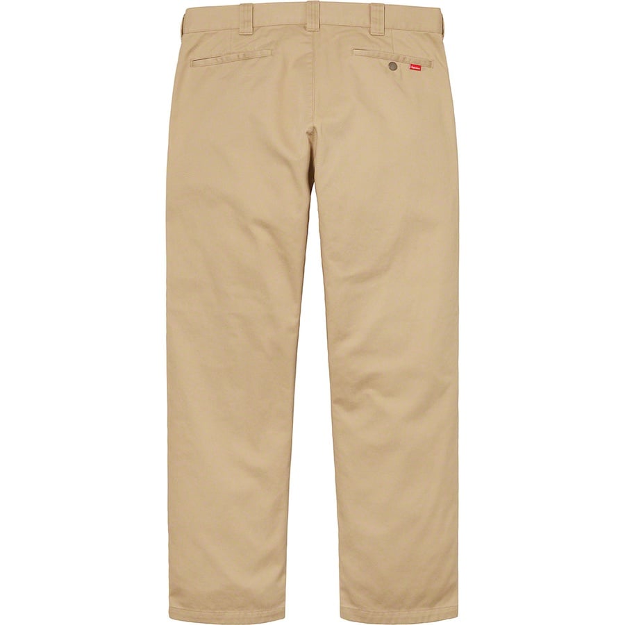 Details on Work Pant Khaki from spring summer
                                                    2021 (Price is $118)
