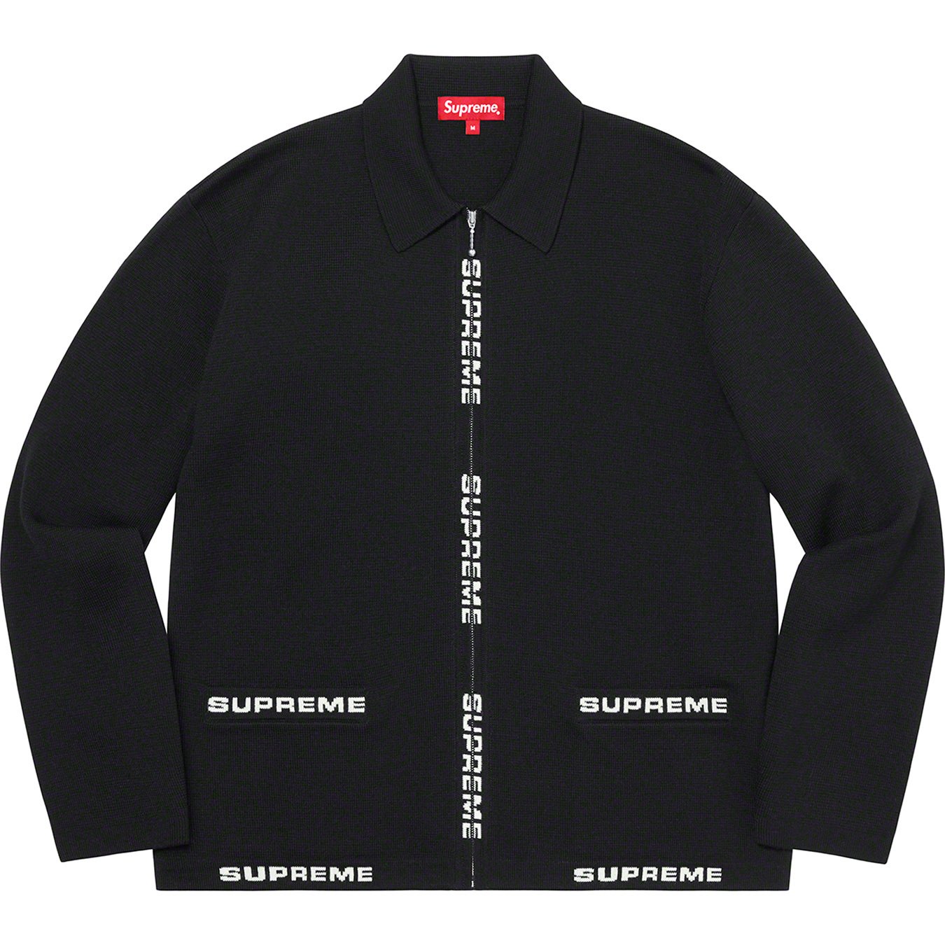 Logo Trim Zip Up Cardigan - spring summer 2021 - Supreme