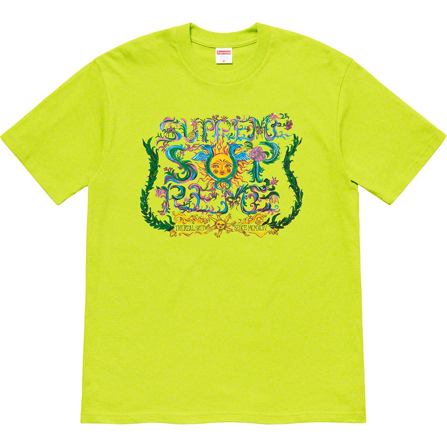 Details on Crest Tee Bright Green from spring summer 2021 (Price is $38)