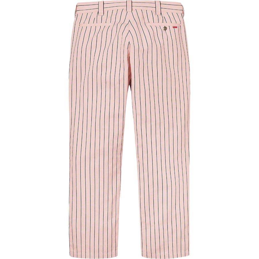 Details on Work Pant Light Pink Stripe from spring summer
                                                    2021 (Price is $118)