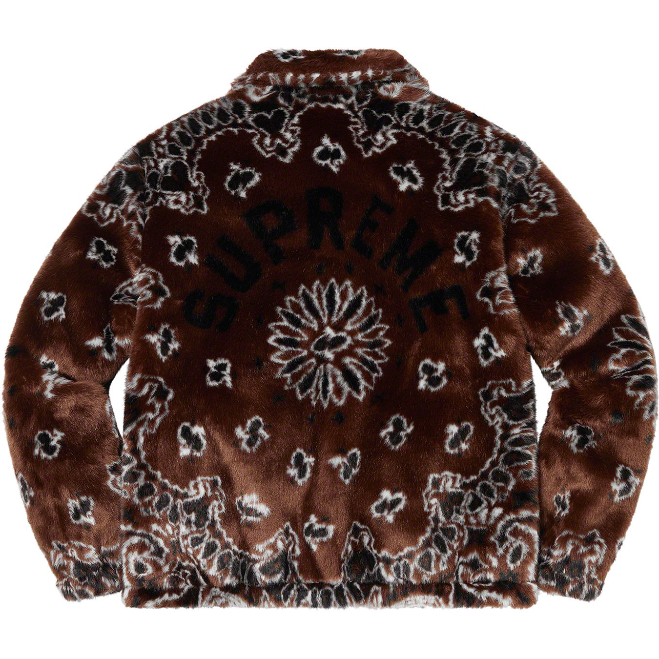 Bandana Faux Fur Bomber Jacket - spring summer 2021 - Supreme