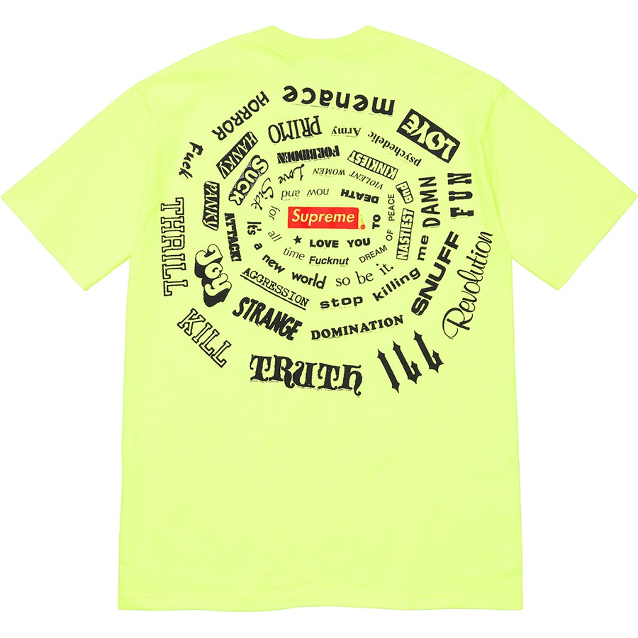 Details on Spiral Tee Bright Yellow from spring summer
                                                    2021 (Price is $38)