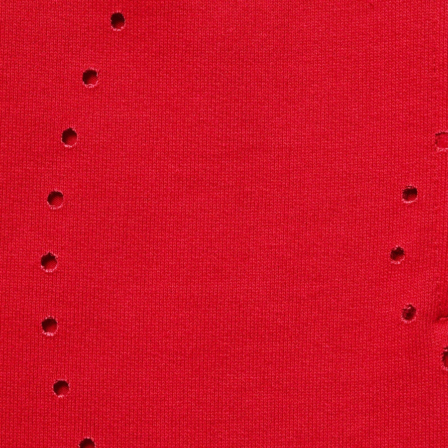 Details on Laser Cut S Logo Sweatshort Red from spring summer
                                                    2021 (Price is $118)