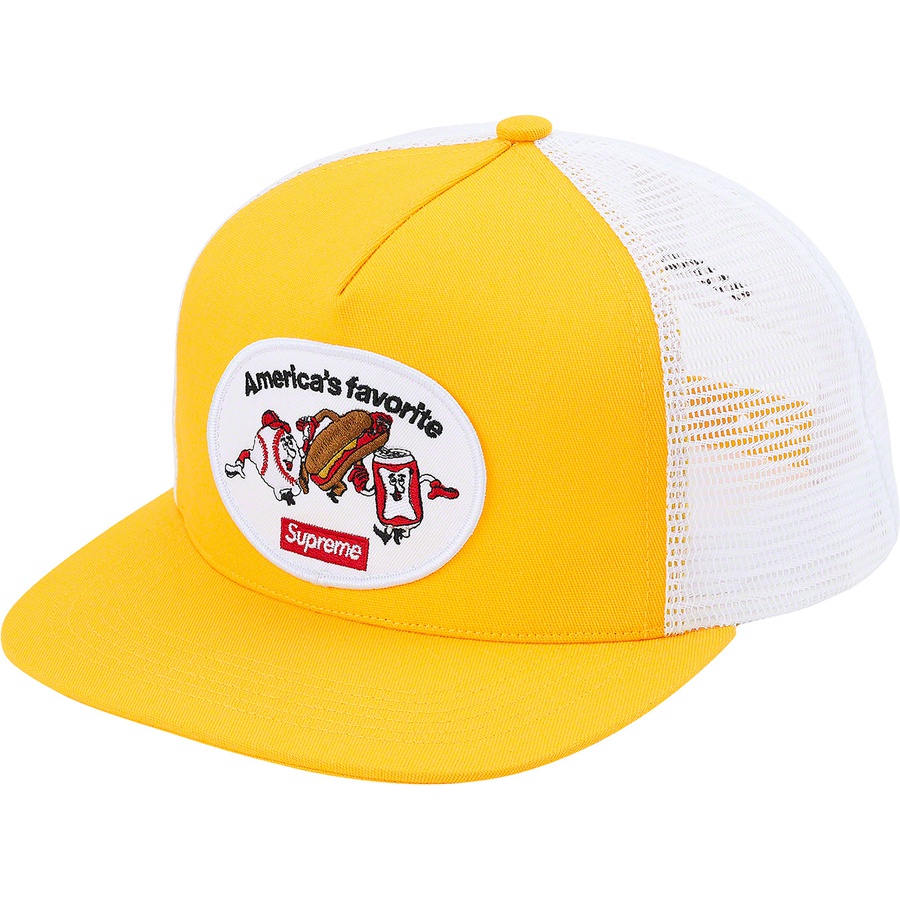 Details on America's Favorite Mesh Back 5-Panel Yellow from spring summer 2021 (Price is $48)
