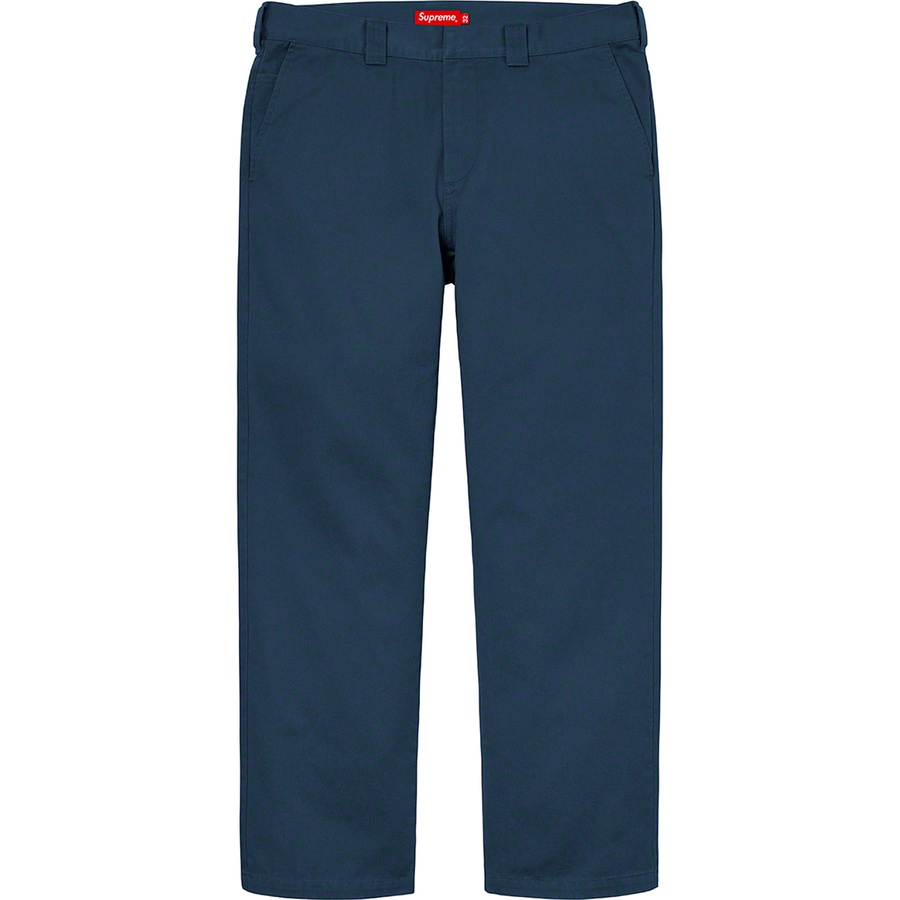 Details on Work Pant Light Navy from spring summer
                                                    2021 (Price is $118)