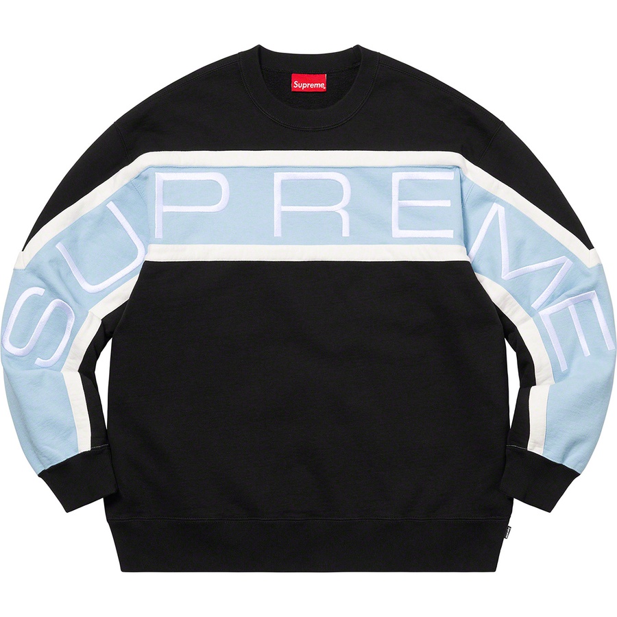 Details on Paneled Crewneck Black from spring summer
                                                    2021 (Price is $148)