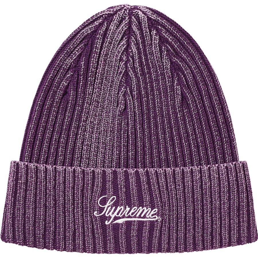 Details on Bleached Rib Beanie Purple from spring summer
                                                    2021 (Price is $38)