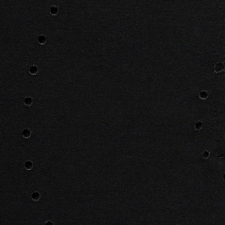 Details on Laser Cut S Logo Sweatshort Black from spring summer
                                                    2021 (Price is $118)
