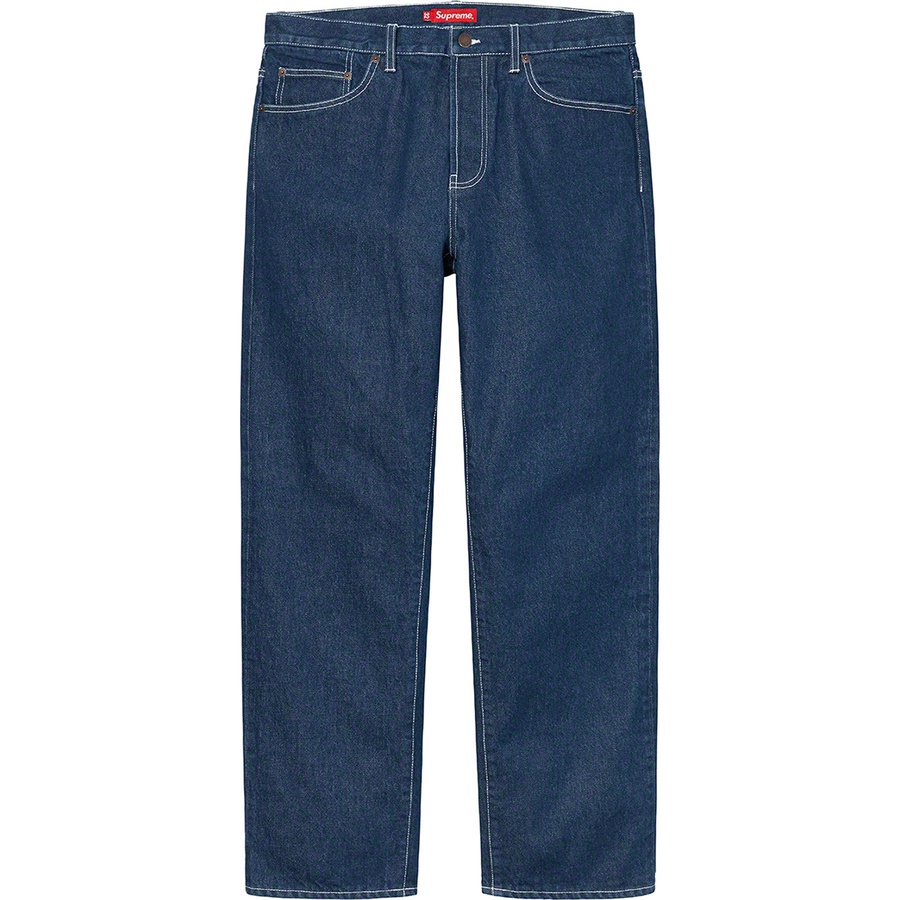 Details on Regular Jean Rinsed Blue from spring summer
                                                    2021 (Price is $148)