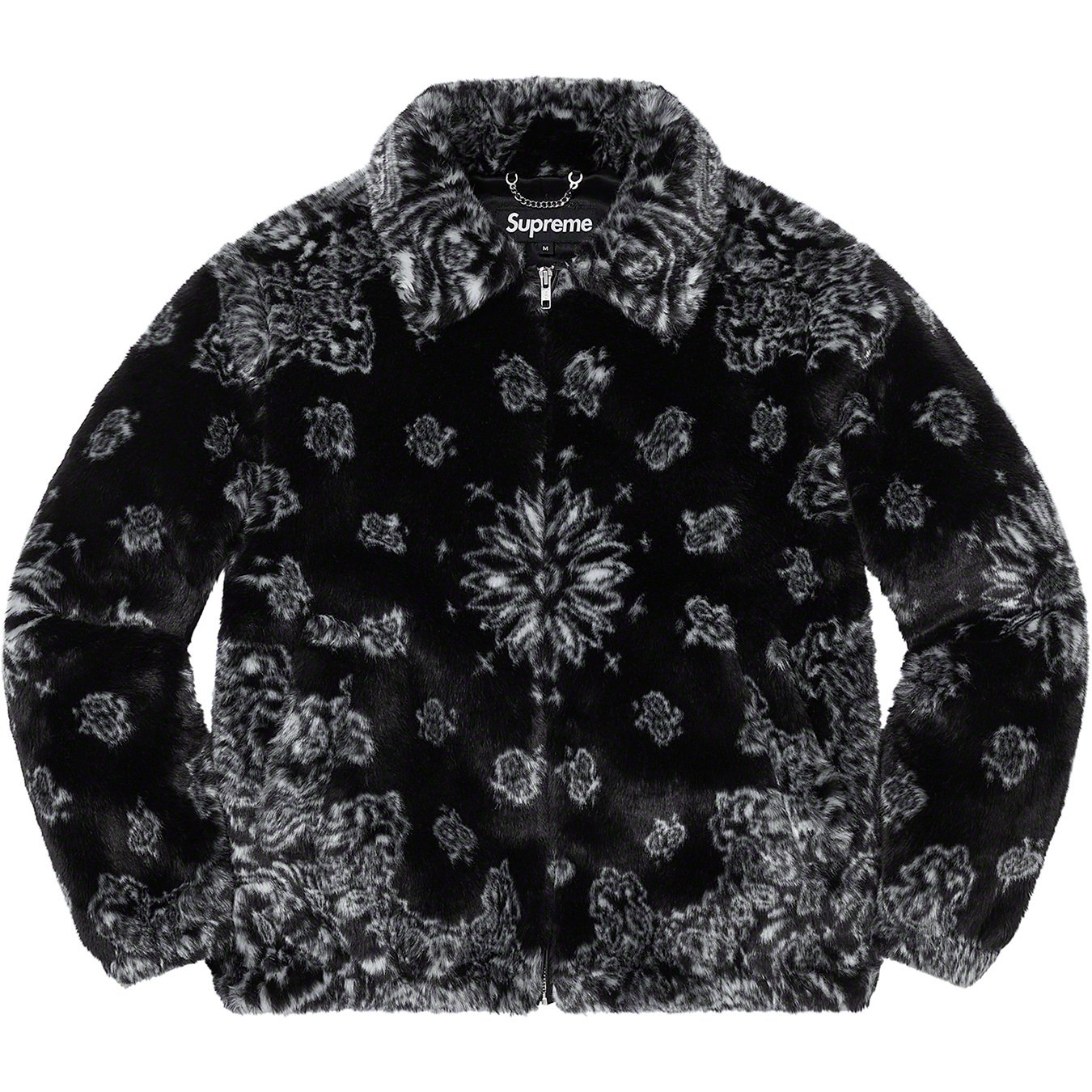 Supreme Bandana Faux Fur Bomber Jacket L