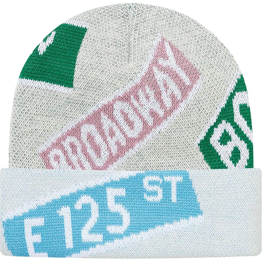 Details on Street Signs Beanie Natural from spring summer 2021 (Price is $38)