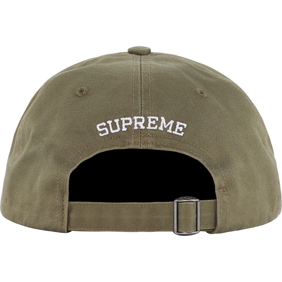 Details on Shell Patch 6-Panel Olive from spring summer
                                                    2021 (Price is $48)