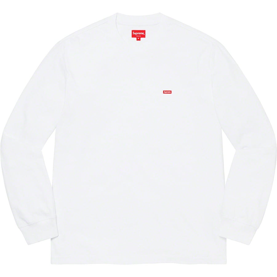 Details on Small Box L S Tee White from spring summer 2021 (Price is $68)
