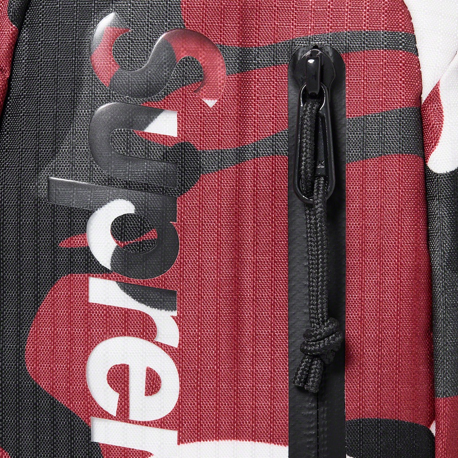 Details on Sling Bag Red Camo from spring summer
                                                    2021 (Price is $78)