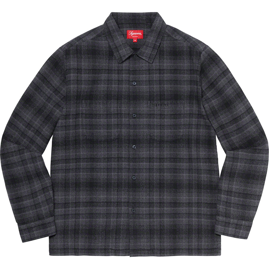 Details on Plaid Flannel Shirt Black from spring summer
                                                    2021 (Price is $128)