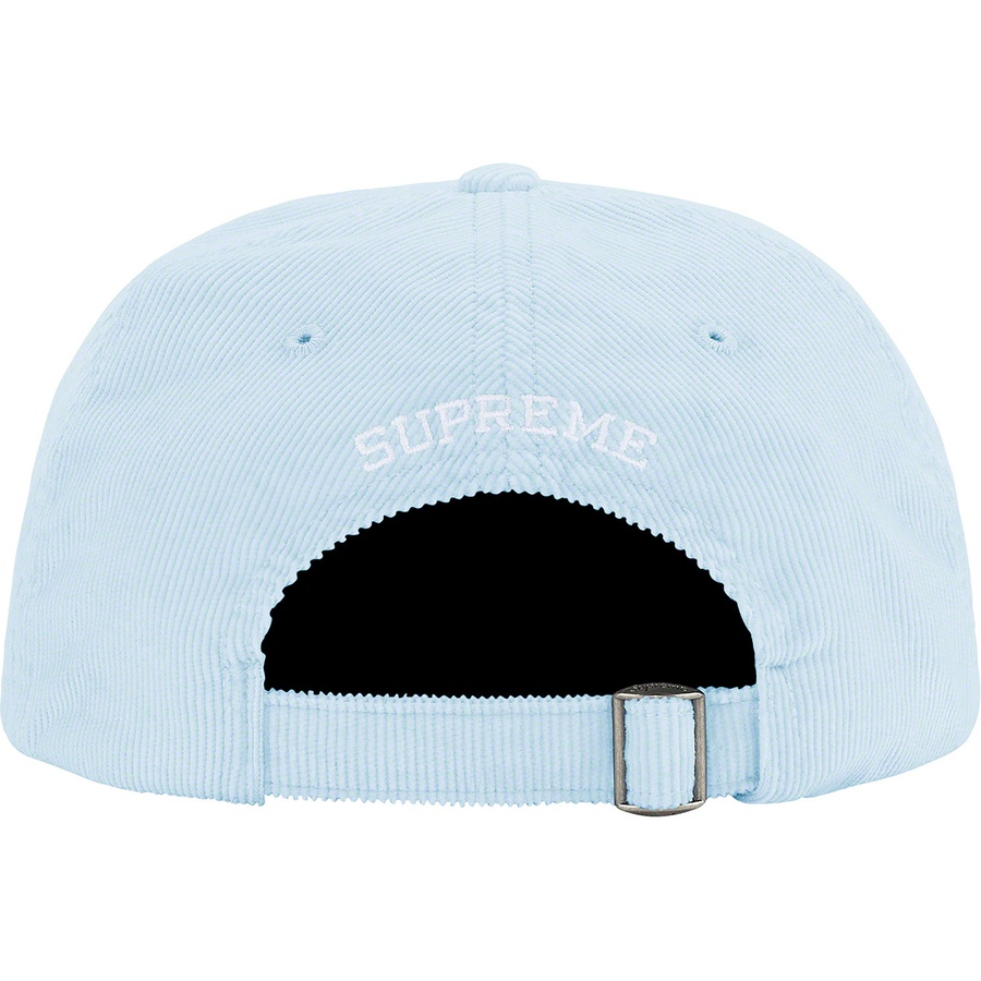 Details on Fine Wale Corduroy S Logo 6-Panel Light Blue from spring summer
                                                    2021 (Price is $54)
