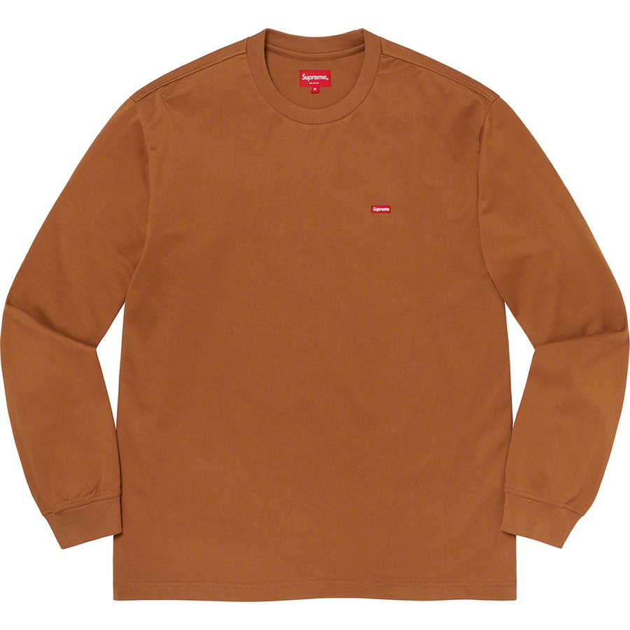 Details on Small Box L S Tee Rust from spring summer 2021 (Price is $68)
