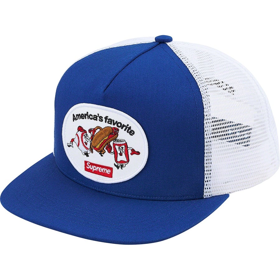 Details on America's Favorite Mesh Back 5-Panel Royal from spring summer
                                                    2021 (Price is $48)