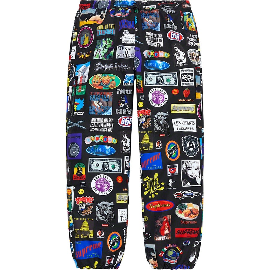 Details on GORE-TEX Stickers Pant Black from spring summer
                                                    2021 (Price is $258)