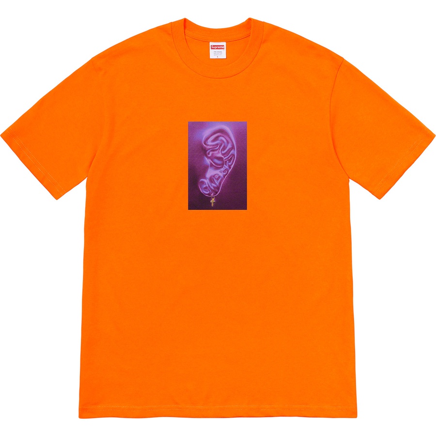 Details on Ear Tee Orange from spring summer
                                                    2021 (Price is $38)