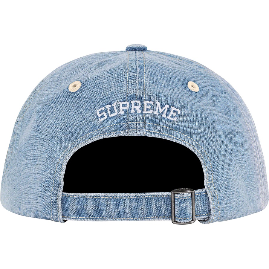 Supreme Shell Patch 6-Panel (SS21) - Denim - $48