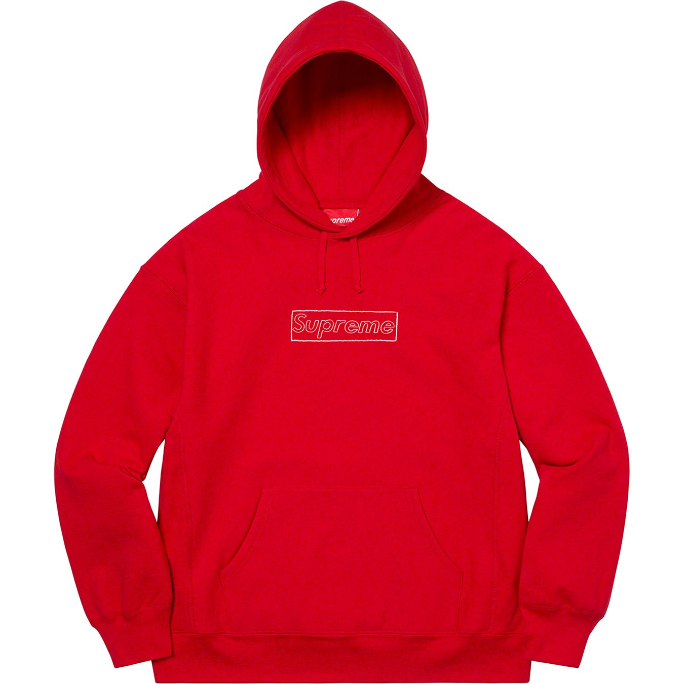 （限定特価）Supreme KAWS Chalk Logo Hooded