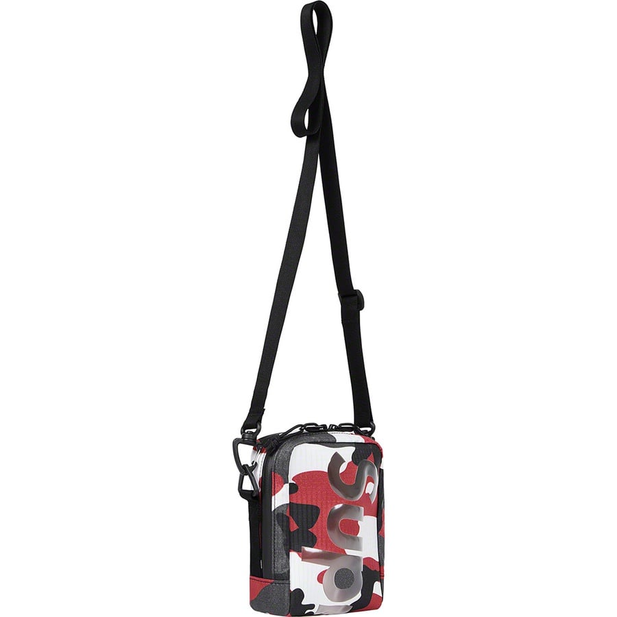 Details on Neck Pouch Red Camo from spring summer
                                                    2021 (Price is $48)