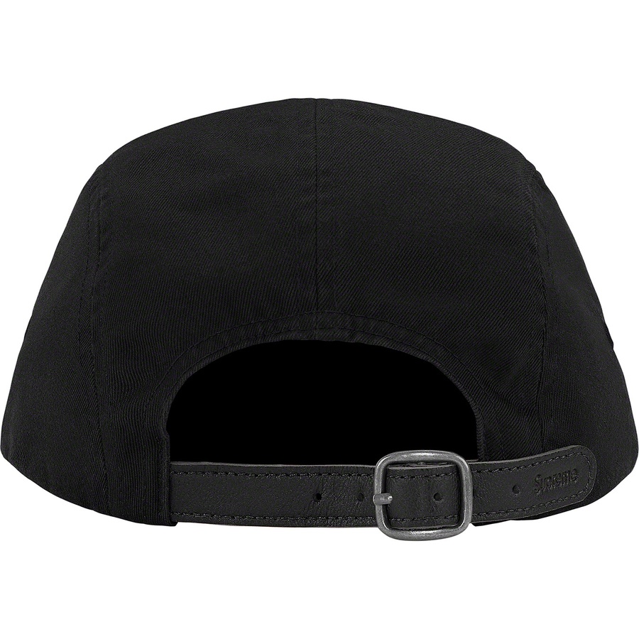 Details on Washed Chino Twill Camp Cap Black from spring summer 2021 (Price is $48)