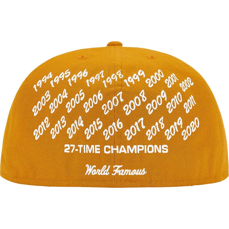 Supreme Champions Box Logo New Era (SS21) - Wheat - $48