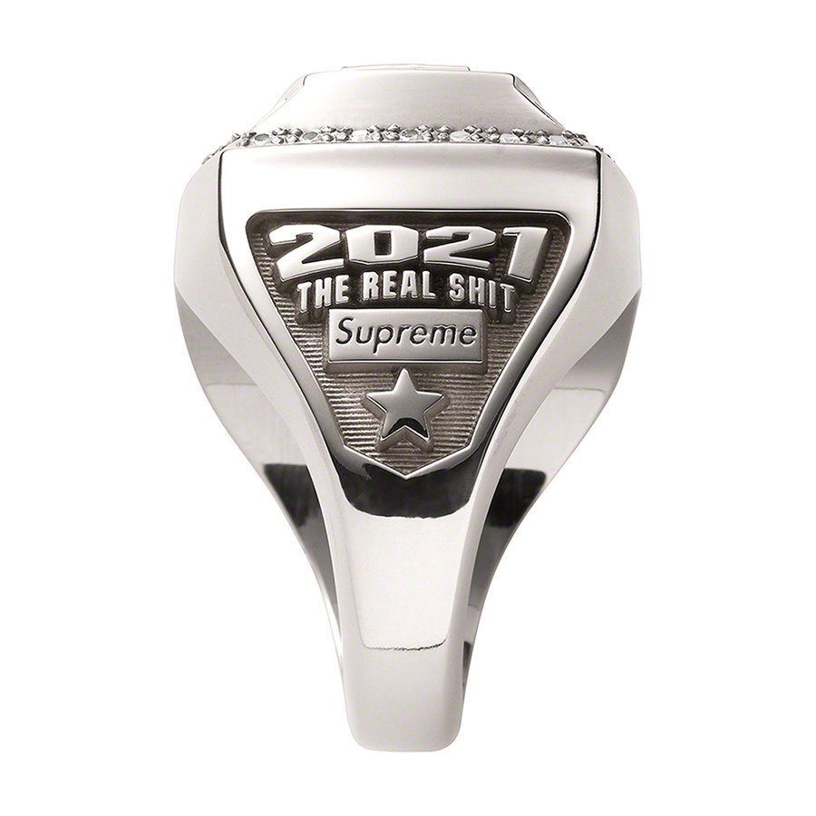 Details on Supreme Jostens World Famous Champion Ring Silver from spring summer
                                                    2021 (Price is $598)