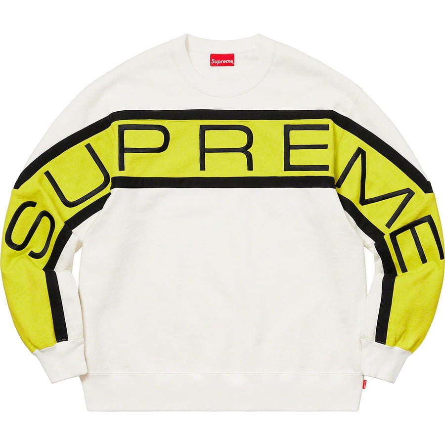 Details on Paneled Crewneck White from spring summer
                                                    2021 (Price is $148)