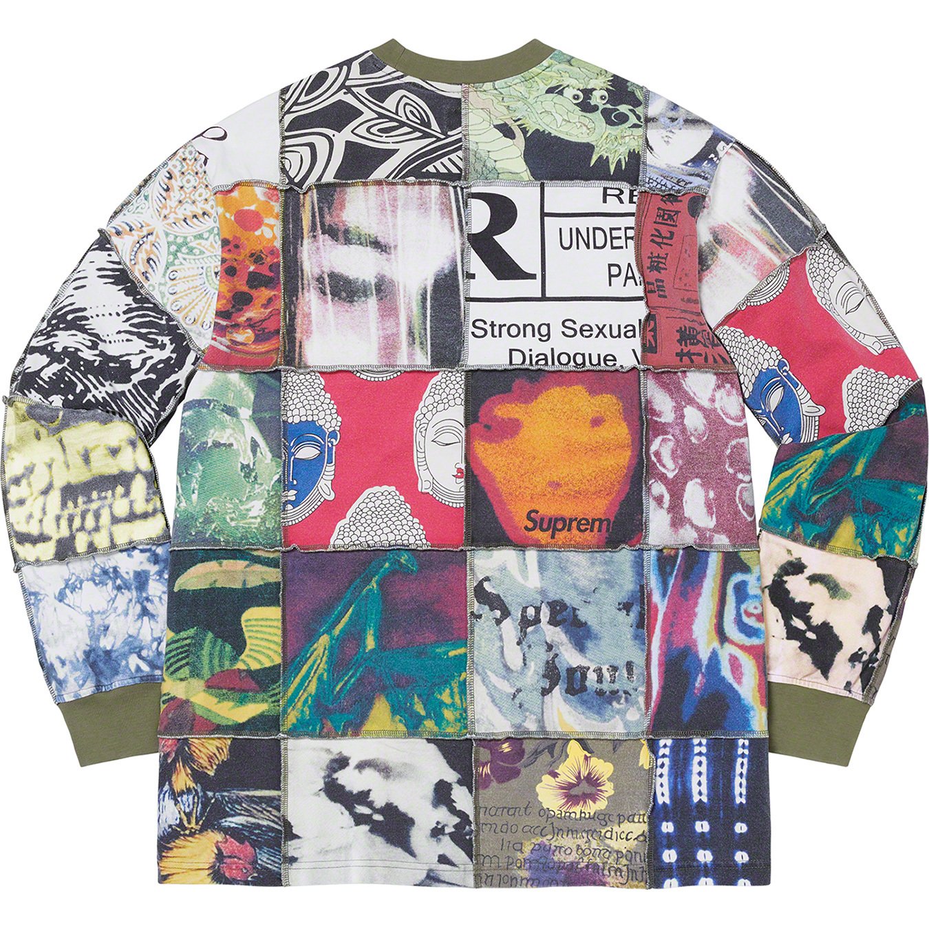 Mosaic Patchwork L S Top - spring summer 2021 - Supreme