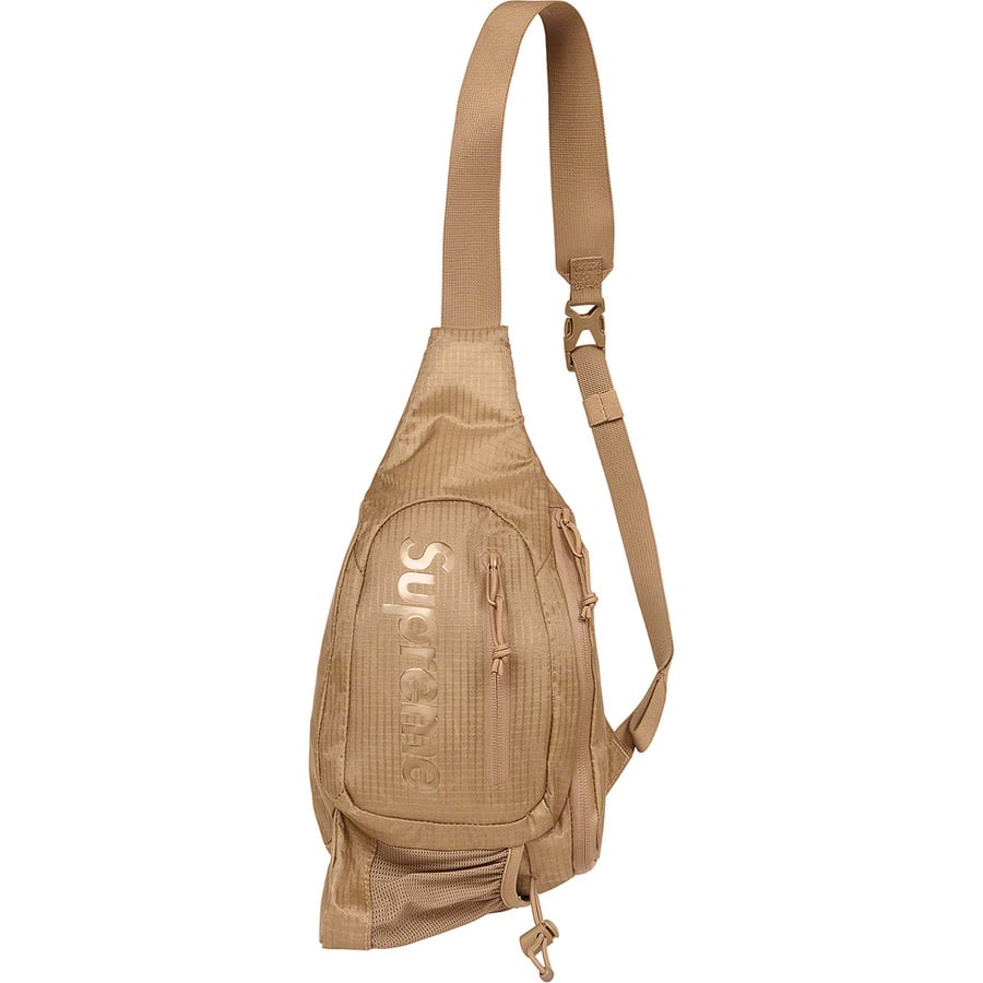 Details on Sling Bag Tan from spring summer
                                                    2021 (Price is $78)