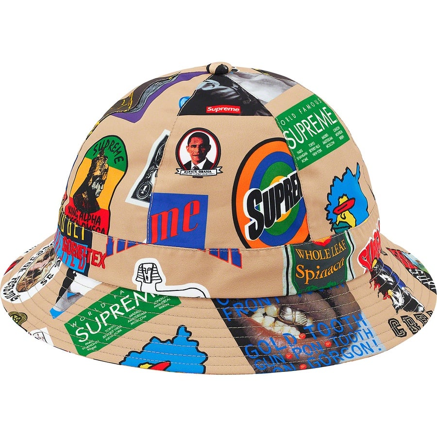 Details on GORE-TEX Bell Hat Tan Stickers from spring summer
                                                    2021 (Price is $60)