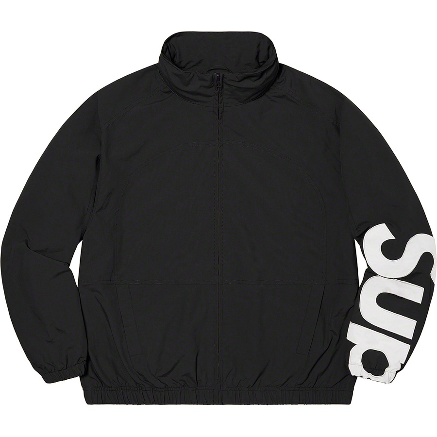 Details on Spellout Track Jacket Black from spring summer
                                                    2021 (Price is $168)