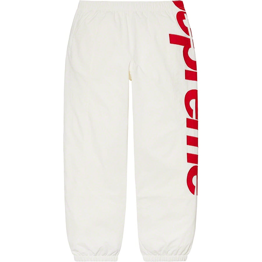 Details on Spellout Track Pant White from spring summer
                                                    2021 (Price is $138)