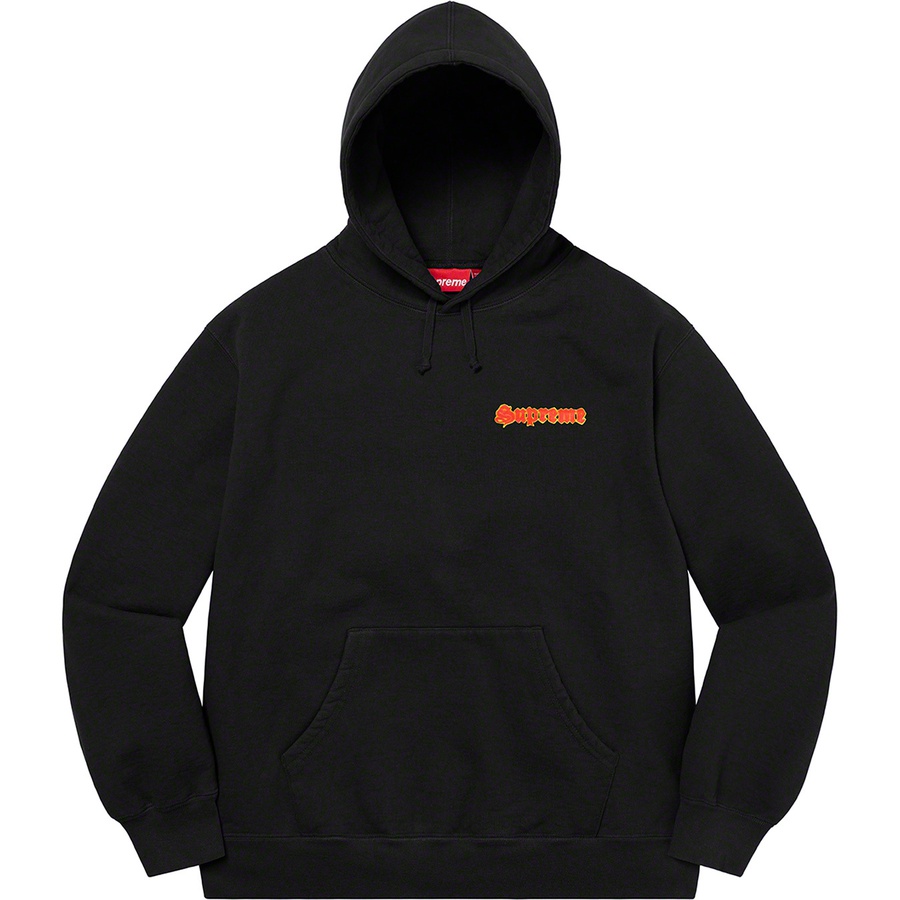 Details on Supreme Love Hooded Sweatshirt Black from spring summer
                                                    2021 (Price is $168)