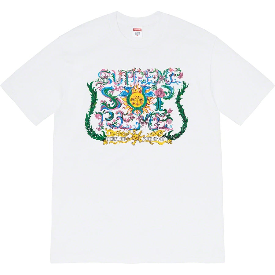 Details on Crest Tee White from spring summer
                                                    2021 (Price is $38)