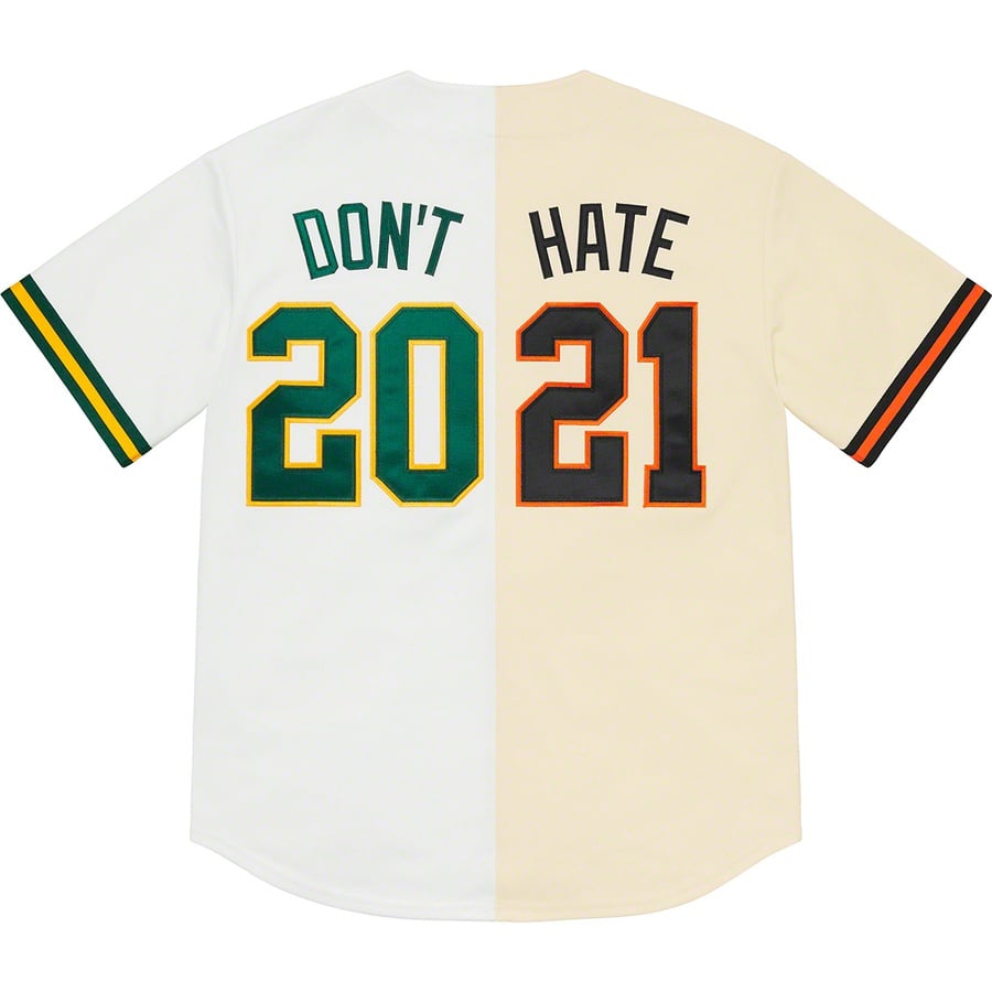 Don't Hate Baseball Jersey - spring summer 2021 - Supreme