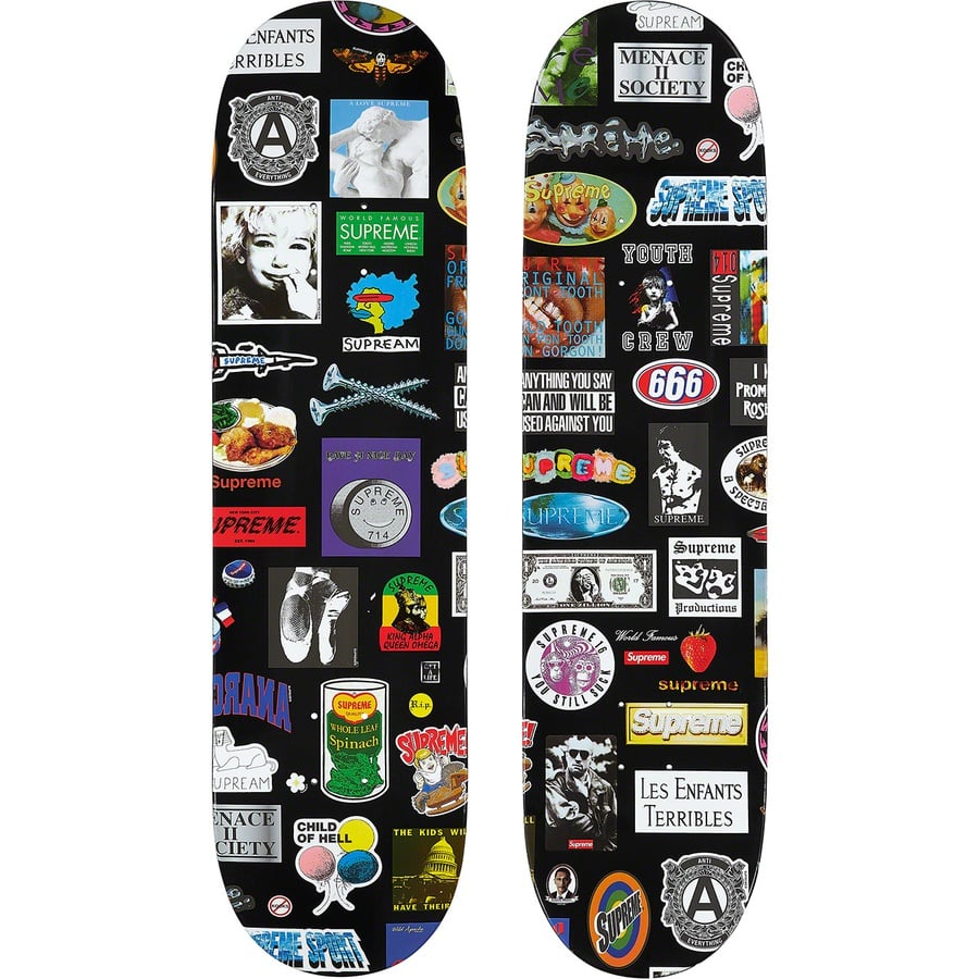 Details on Stickers Skateboard Black - 8" x 32" from spring summer
                                                    2021 (Price is $52)